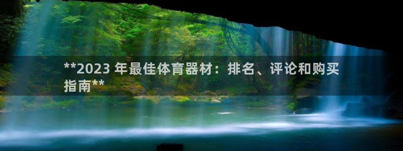 耀世集团商业联盟罗文斌：**2023 年最佳体育器材