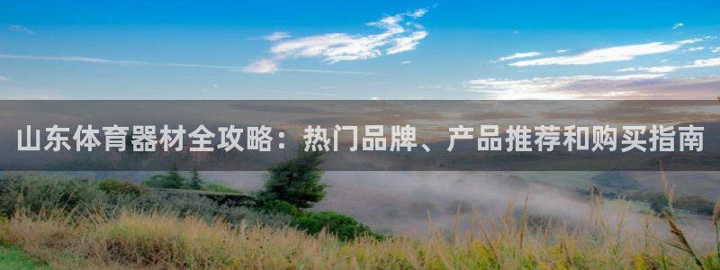 耀世天下的图片唯美：山东体育器材全攻略：热门品牌、产
