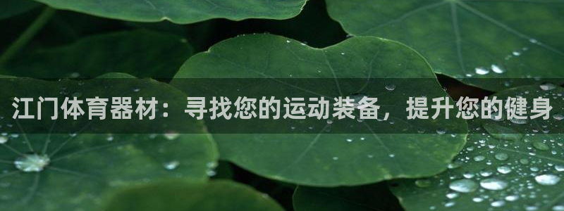 耀世平台物7O777：江门体育器材：寻找您的运动装备