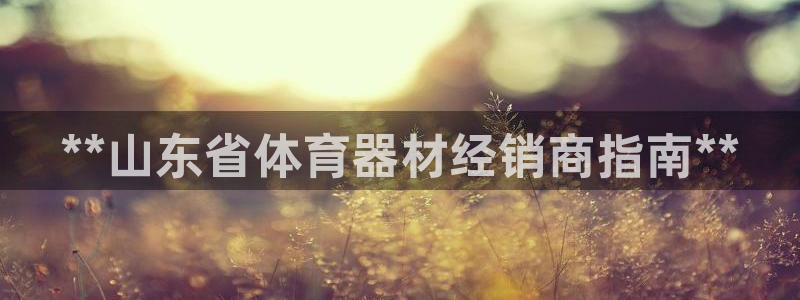 耀世娱乐是不是很黑：**山东省体育器材经销商指南**