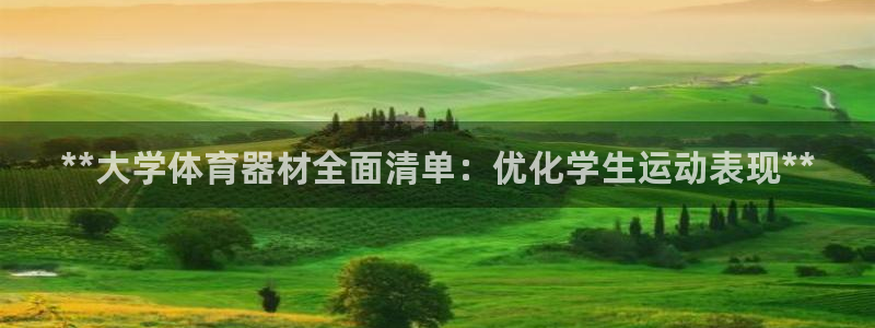 耀世娱乐辅助软件下载安装：**大学体育器材全面清单：