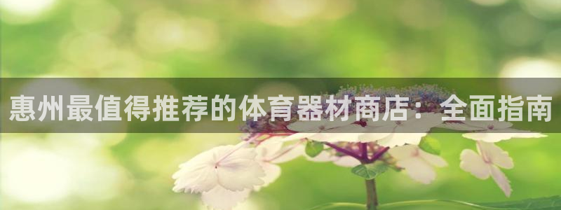 耀世娱乐挂机赚钱吗：惠州最值得推荐的体育器材商店：全