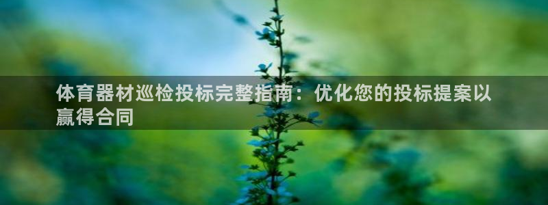 耀世娱乐如何登录平台：体育器材巡检投标完整指南：优化