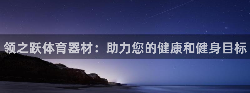 耀世挑战第二关怎么过：领之跃体育器材：助力您的健康和