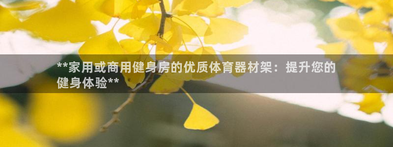 耀世挑战怎么打：**家用或商用健身房的优质体育器材架