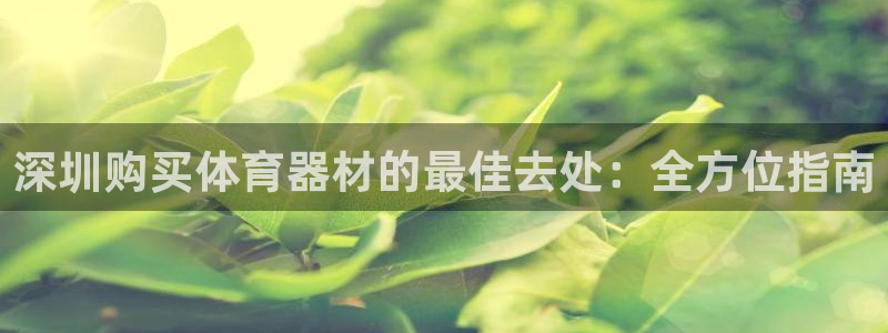 耀世娱乐的4.9.4.0.3 天乐：深圳购买体育器材