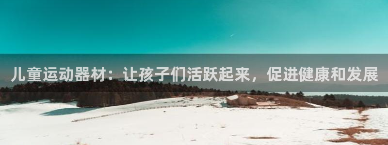 耀世娱乐能提现到微信吗：儿童运动器材：让孩子们活跃起