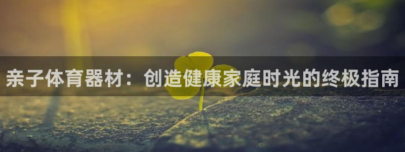 耀世平台注册链接：亲子体育器材：创造健康家庭时光的终