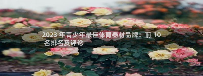 耀世娱乐招商注册 知乎：2023 年青少年最佳体育器