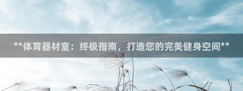 耀世娱乐平台官网登录入口下载：**体育器材室：终极指