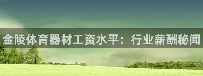 耀世娱乐登陆地址怎么改：金陵体育器材工资水平：行业薪