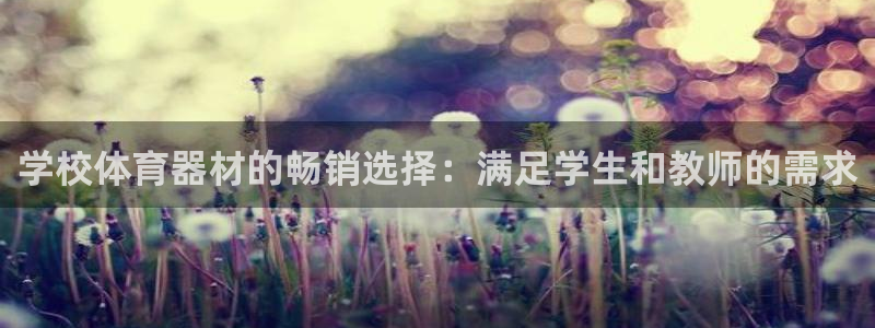 耀世娱乐含山县：学校体育器材的畅销选择：满足学生和教