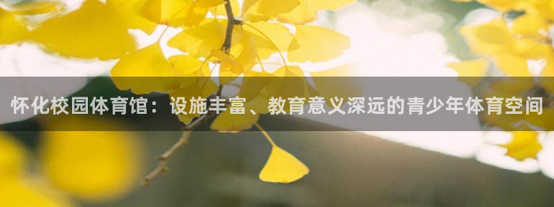 耀世平台开户：怀化校园体育馆：设施丰富、教育意义深远的青少年